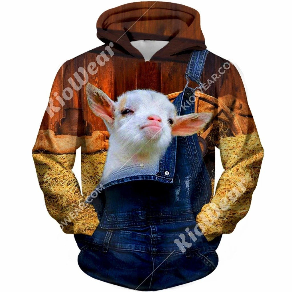 Baby Goat Hoodie T-Shirt Sweatshirt for Men and Women NM121113 - Amaze Style�?�-Apparel