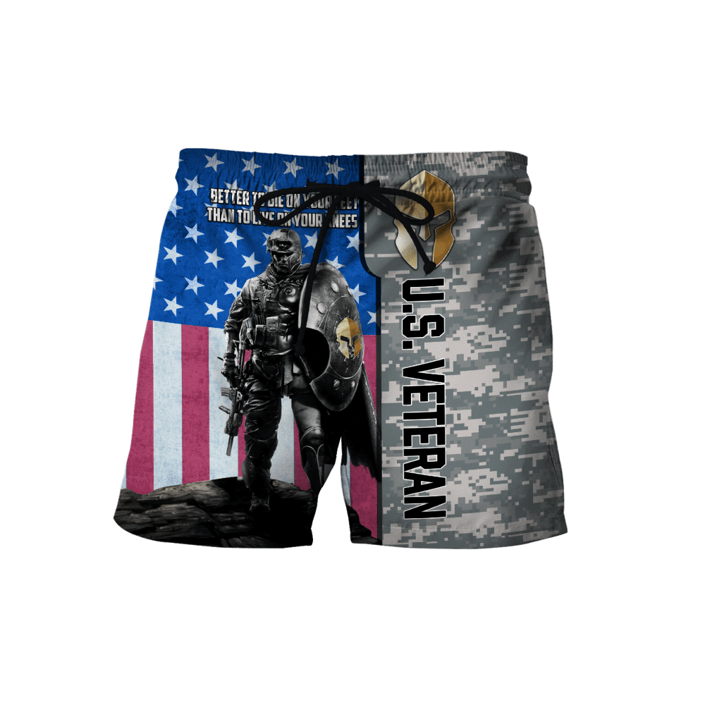 Spartan Soldier Us Veteran 3D All Over Printed Shirt Hoodie