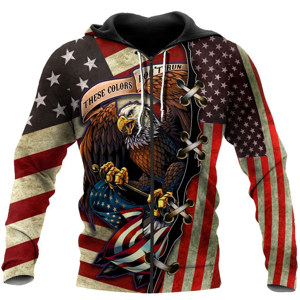 Eagle Us Veteran 3D All Over Printed Hoodie Shirt For Men And Women