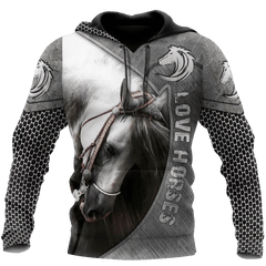 Love Beautiful Horse 3D All Over Printed Shirts MP12052001 - Amaze Style�?�-Apparel