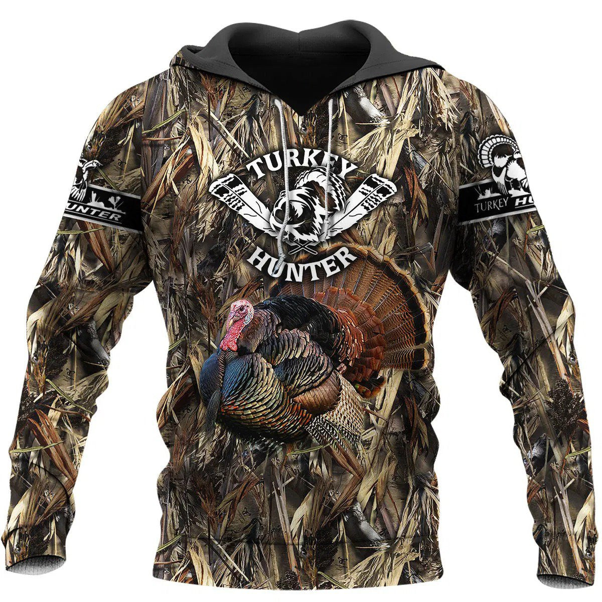 Camo Turkey Hunting Hoodie T-Shirt Sweatshirt for Men and Women NM151105 - Amaze Style�?�-Apparel