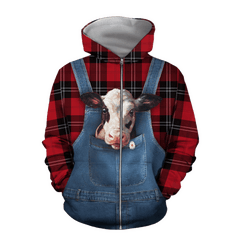 Baby Dairy Cow Hoodie T-Shirt Sweatshirt For Men And Women