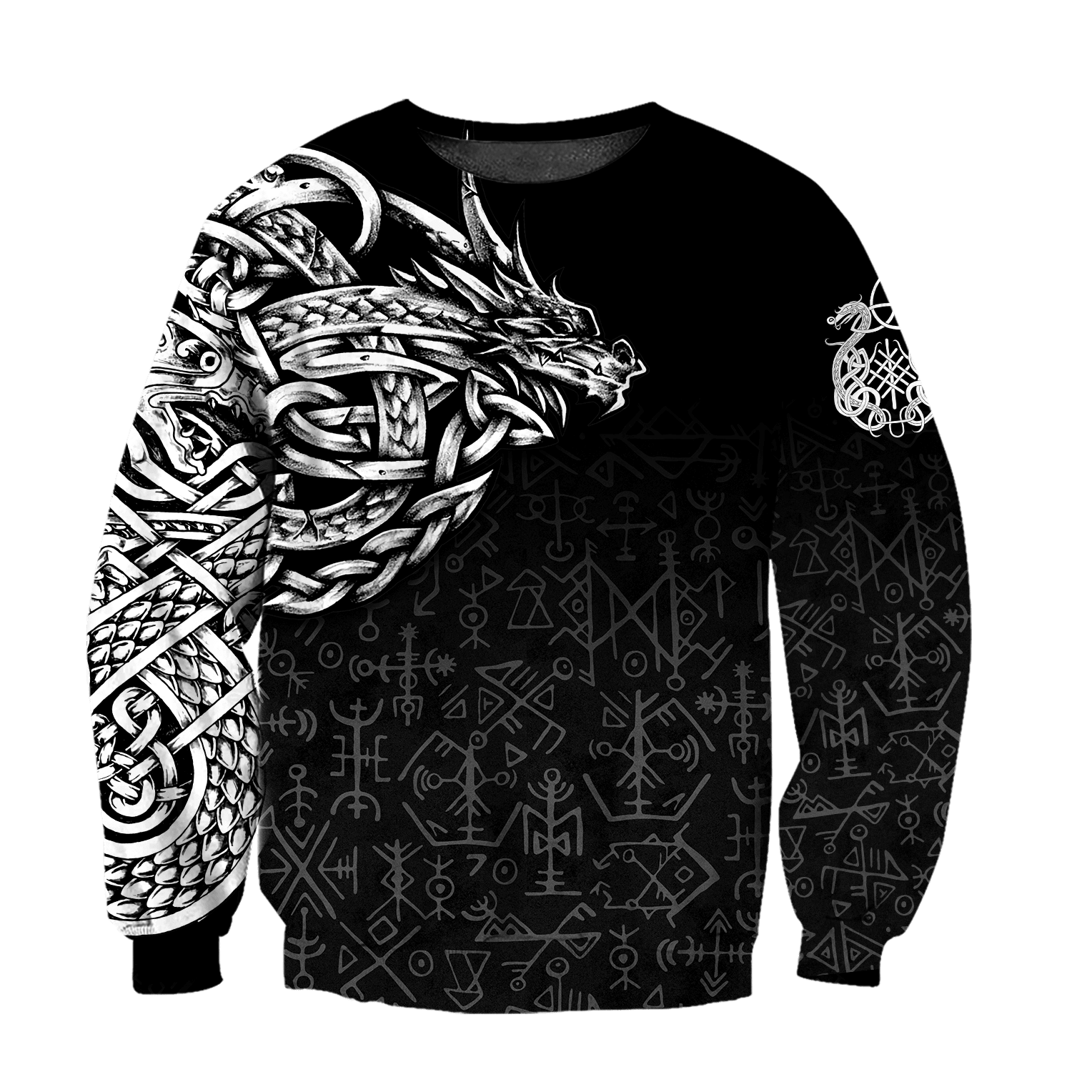 Celtic Dragon Tattoo Art 3D All Over Printed Shirts Hoodie