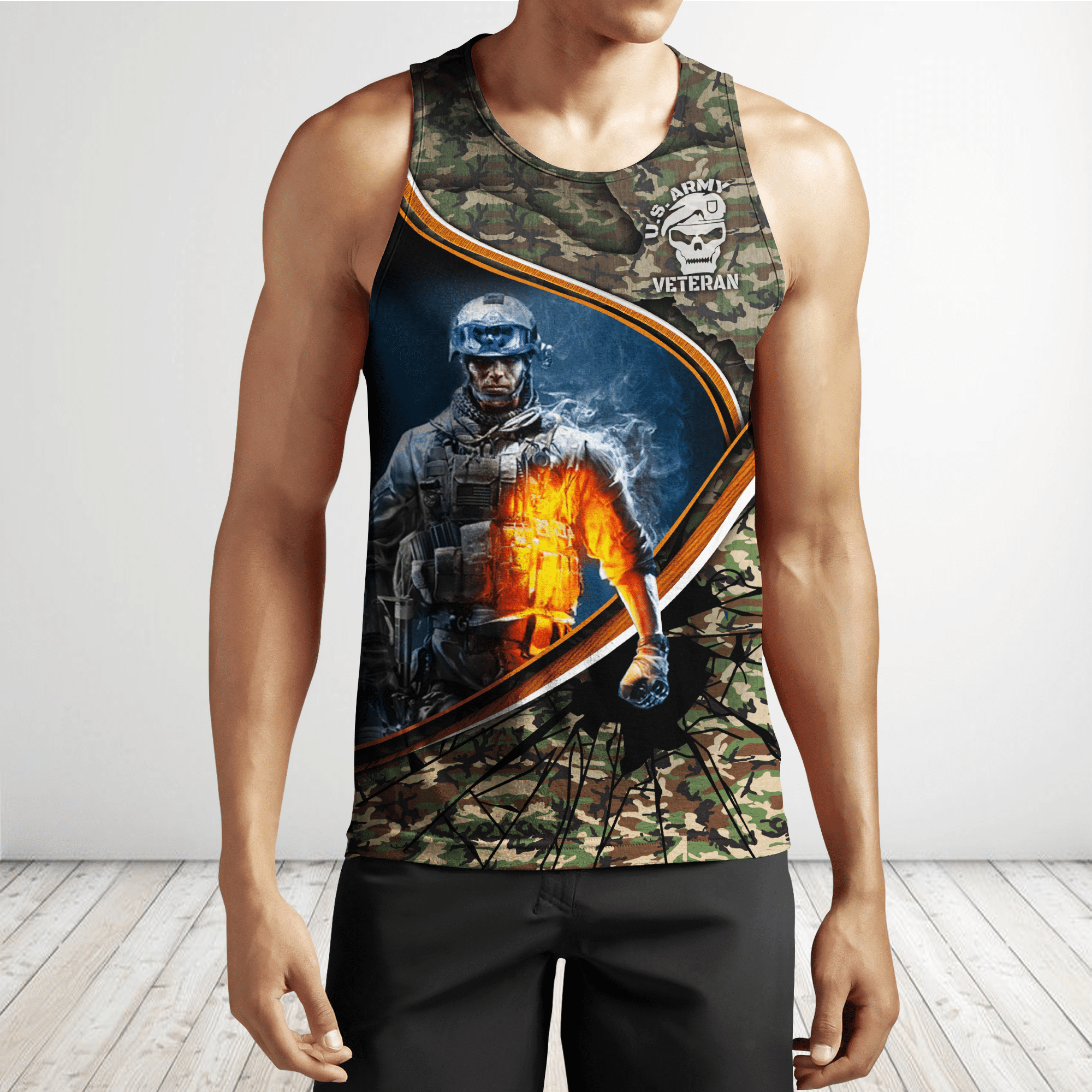 Us Veteran 3D All Over Printed Shirt Hoodie