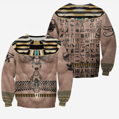 Anubis Tattoo Shirts Hoodie 3D All Over Printed