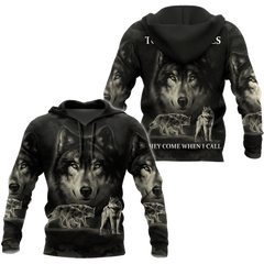 Darkness Wolf 3D All Over Printed Hoodie Shirt For Men and Women HAC080901 - Amaze Style�?�-Apparel