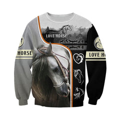 Beautiful Horse 3D All Over Printed Shirts For Men And Women Hoodie