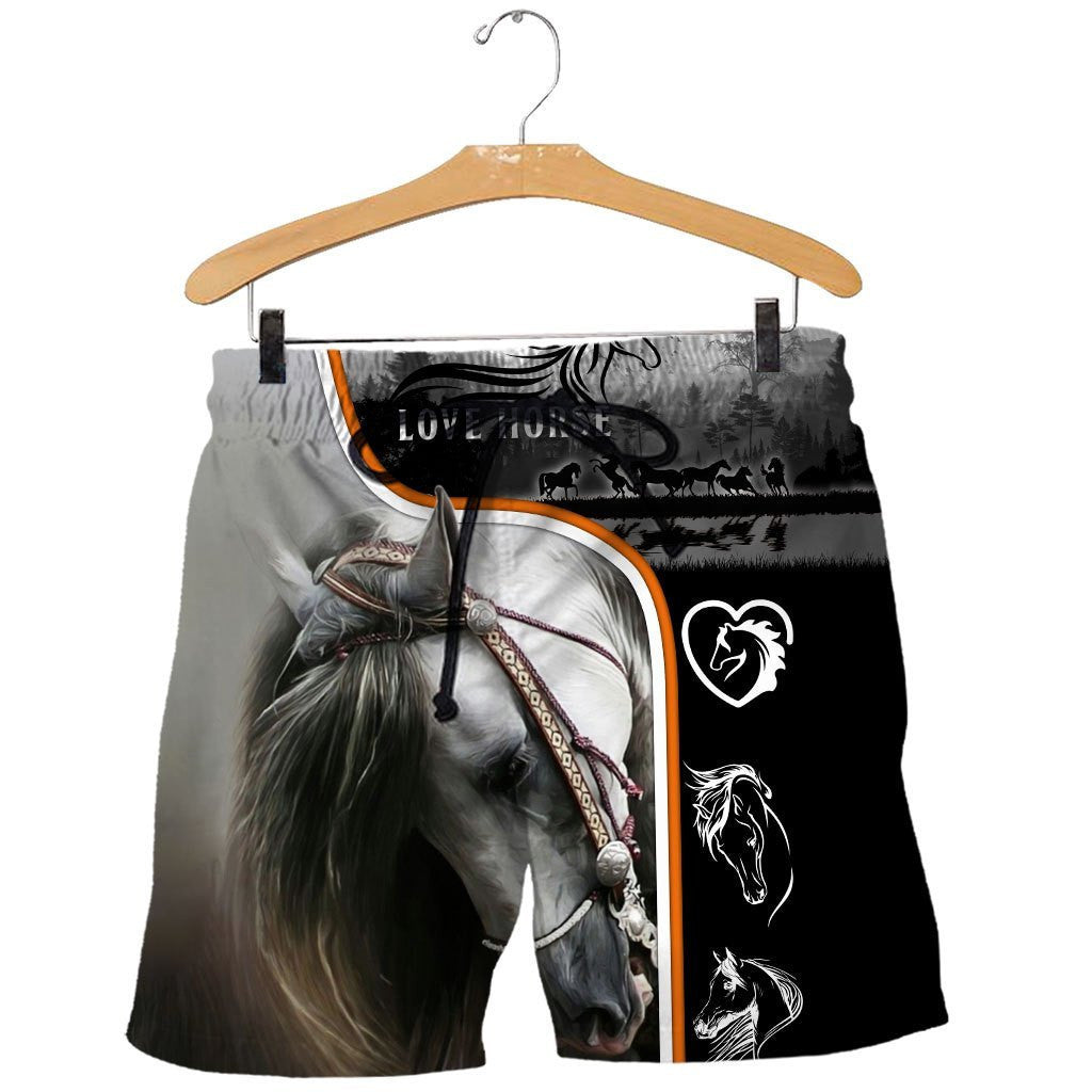 Beautiful Horse 3D All Over Printed Shirts For Men And Women Hoodie