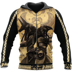 Anubis Ancient Egypt 3D All Over Printed Hoodie