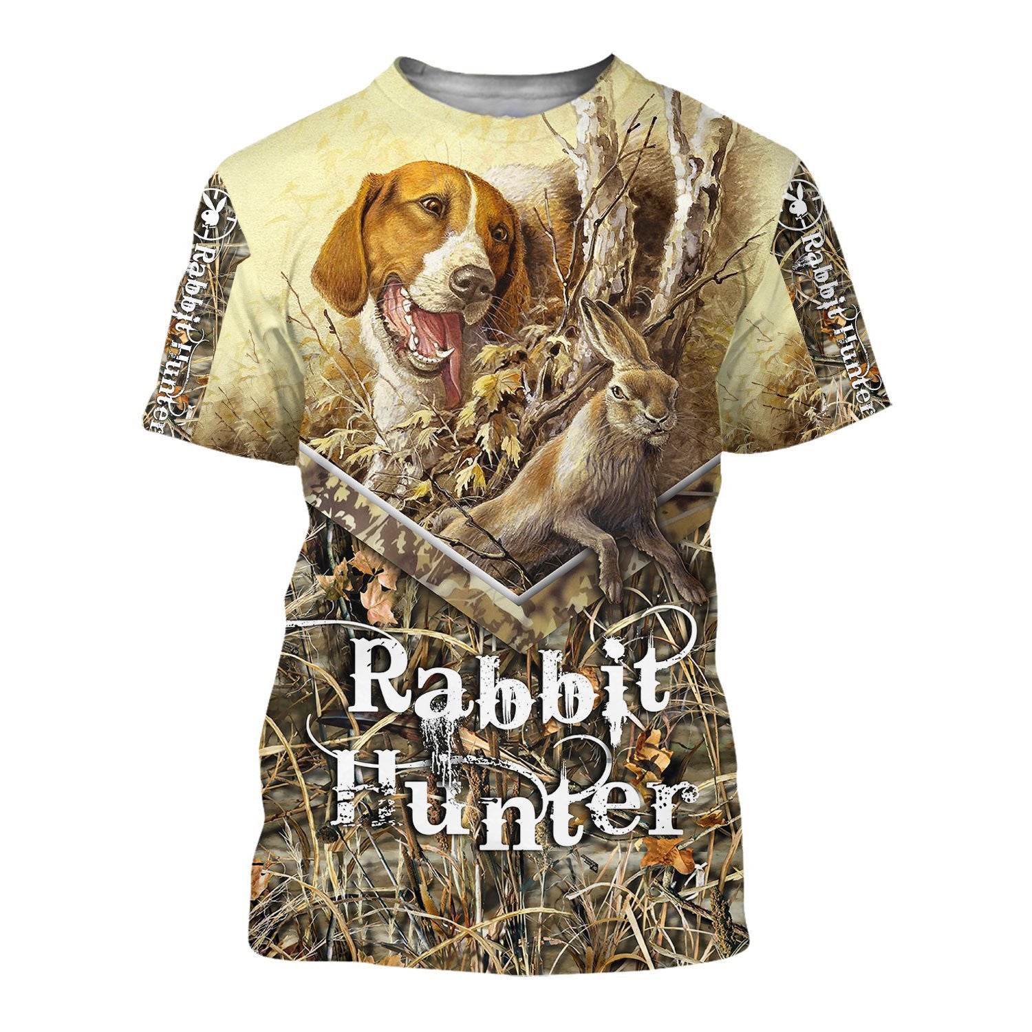 Rabbit Beagle Hunting 3D All Over Printed Shirts Hoodie