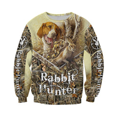 Rabbit Beagle Hunting 3D All Over Printed Shirts Hoodie