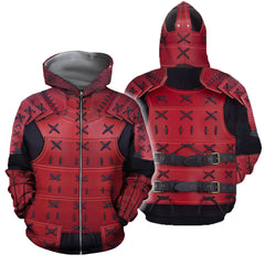 Samurai Armor For Men And Women Hoodie 3D All Over Printed