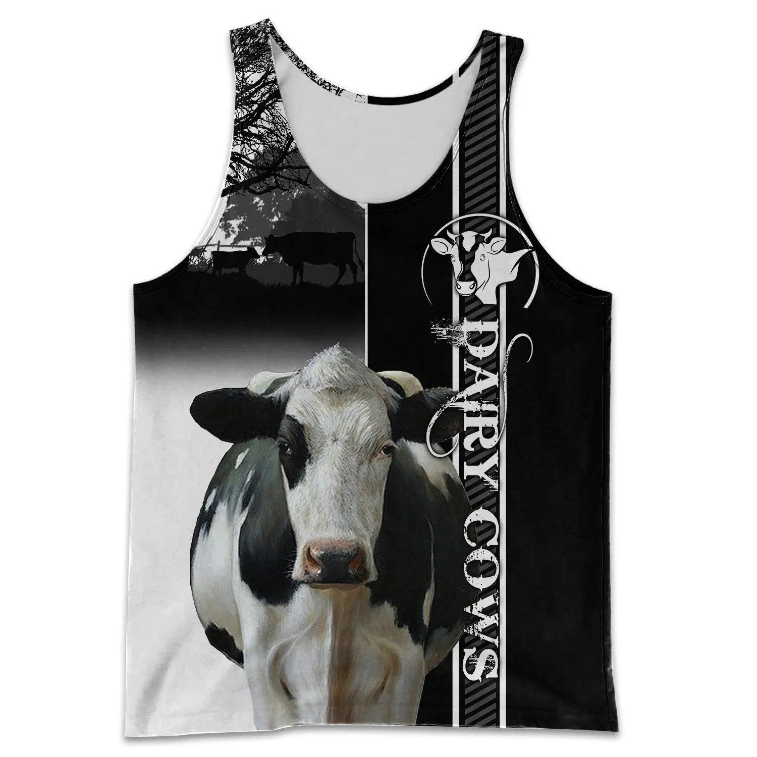 Dairy Cow Hoodie T-Shirt Sweatshirt For Men And Women