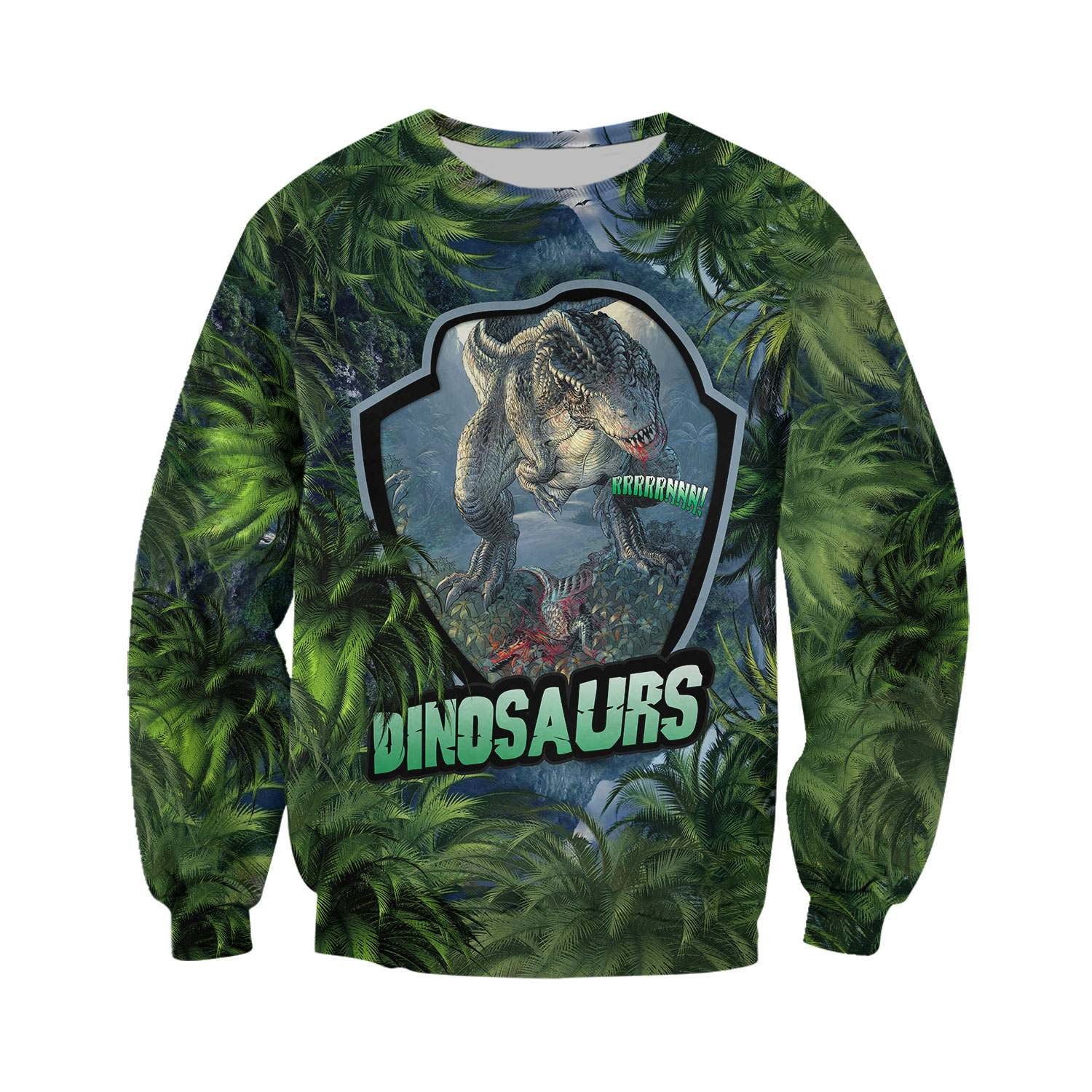 DINOSAURS 3D ALL OVER PRINTED SHIRTS MP903 - Amaze Style�?�-Apparel