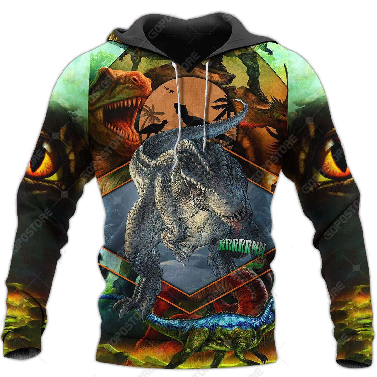 COOL DINOSAUR 3D ALL OVER PRINTED SHIRTS MP905 - Amaze Style�?�-Apparel