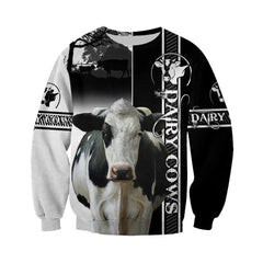 Dairy Cow Hoodie T-Shirt Sweatshirt For Men And Women