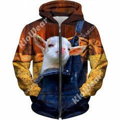 Baby Goat Hoodie T-Shirt Sweatshirt For Men And Women