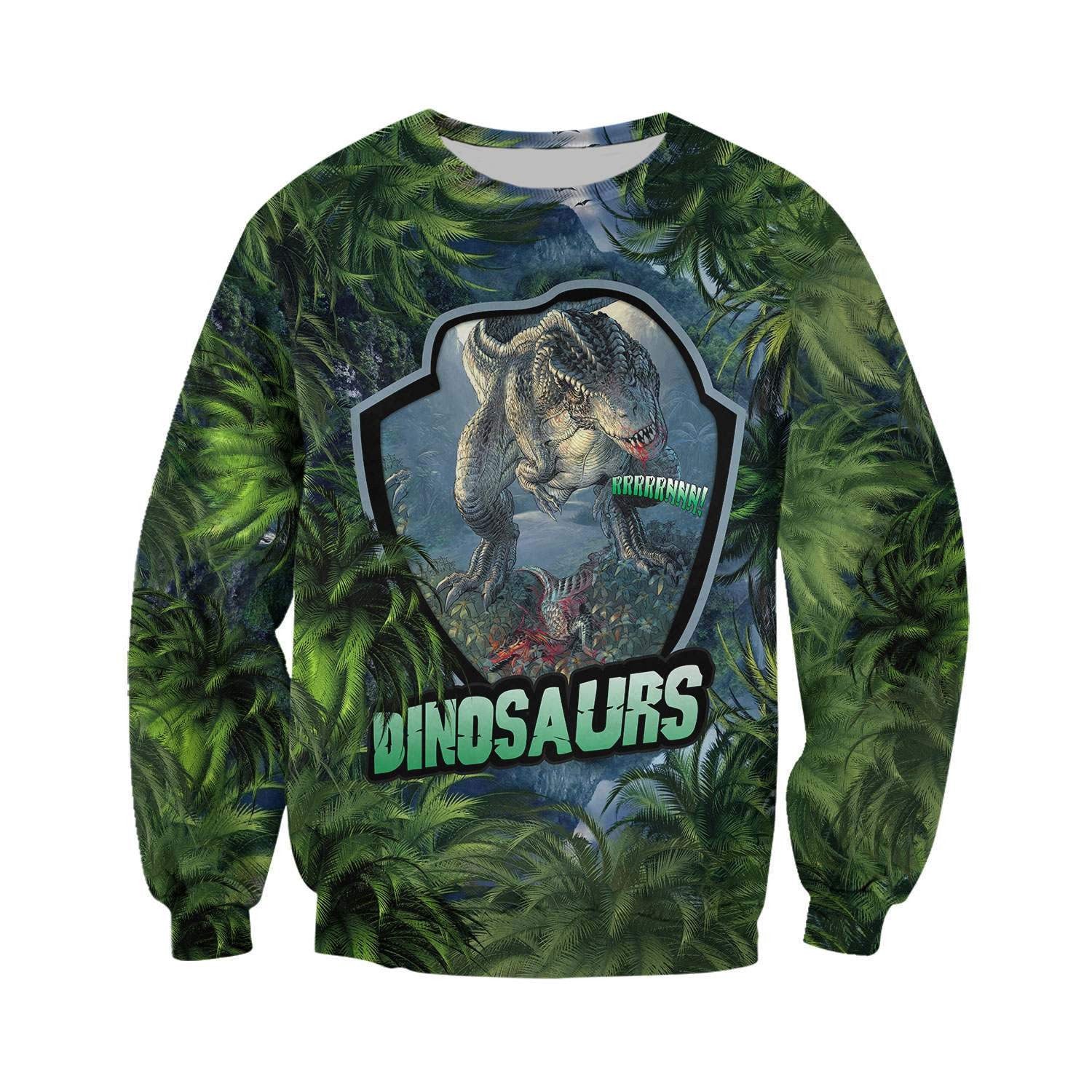 Dinosaurs 3D All Over Printed Shirts Hoodie