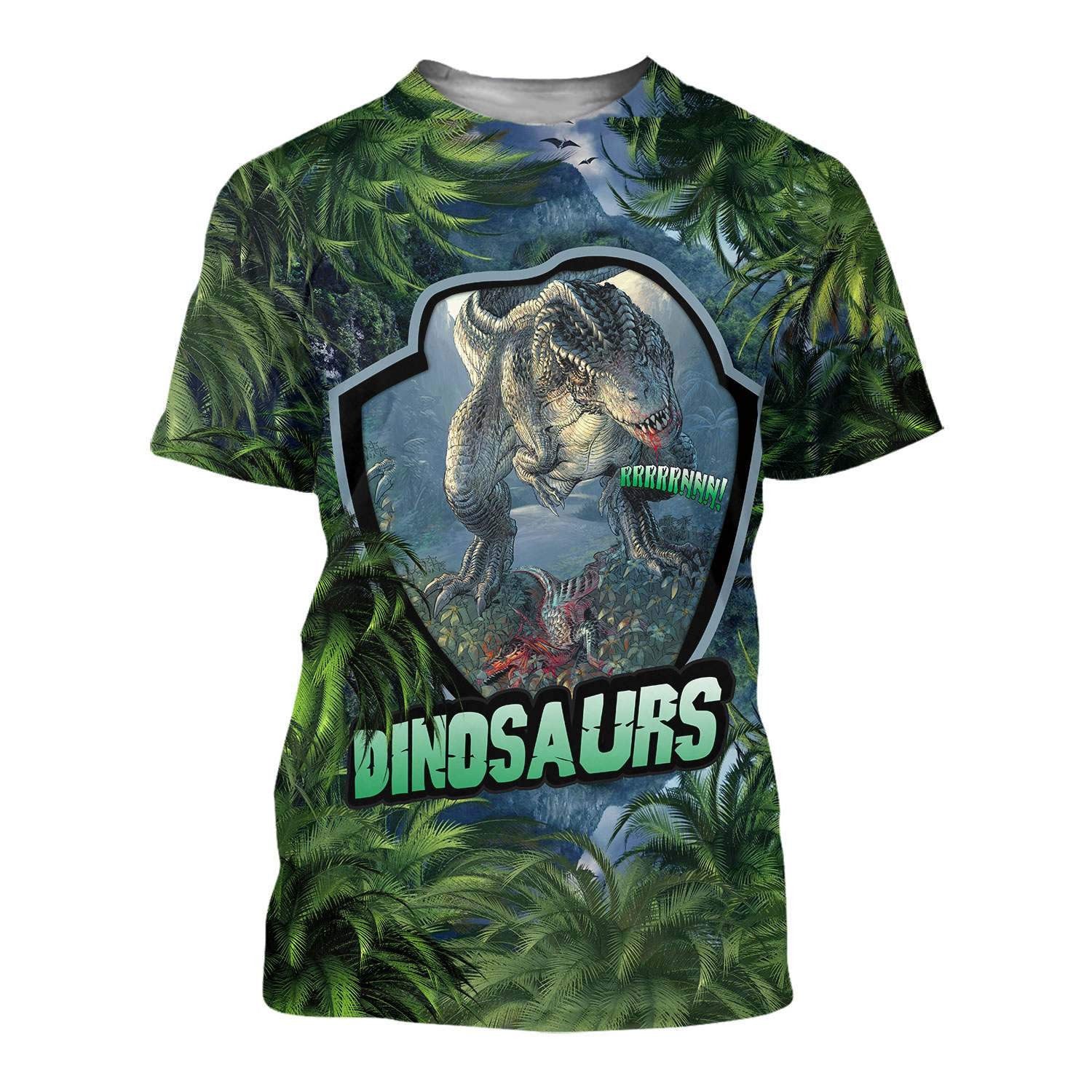 Dinosaurs 3D All Over Printed Shirts Hoodie