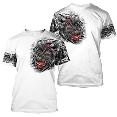 Mechanic Metal Tattoo 3D All Over Printed Shirts Hoodie