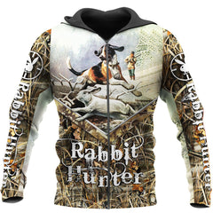 Rabbit Beagle Hunting 3D All Over Printed Shirts Hoodie