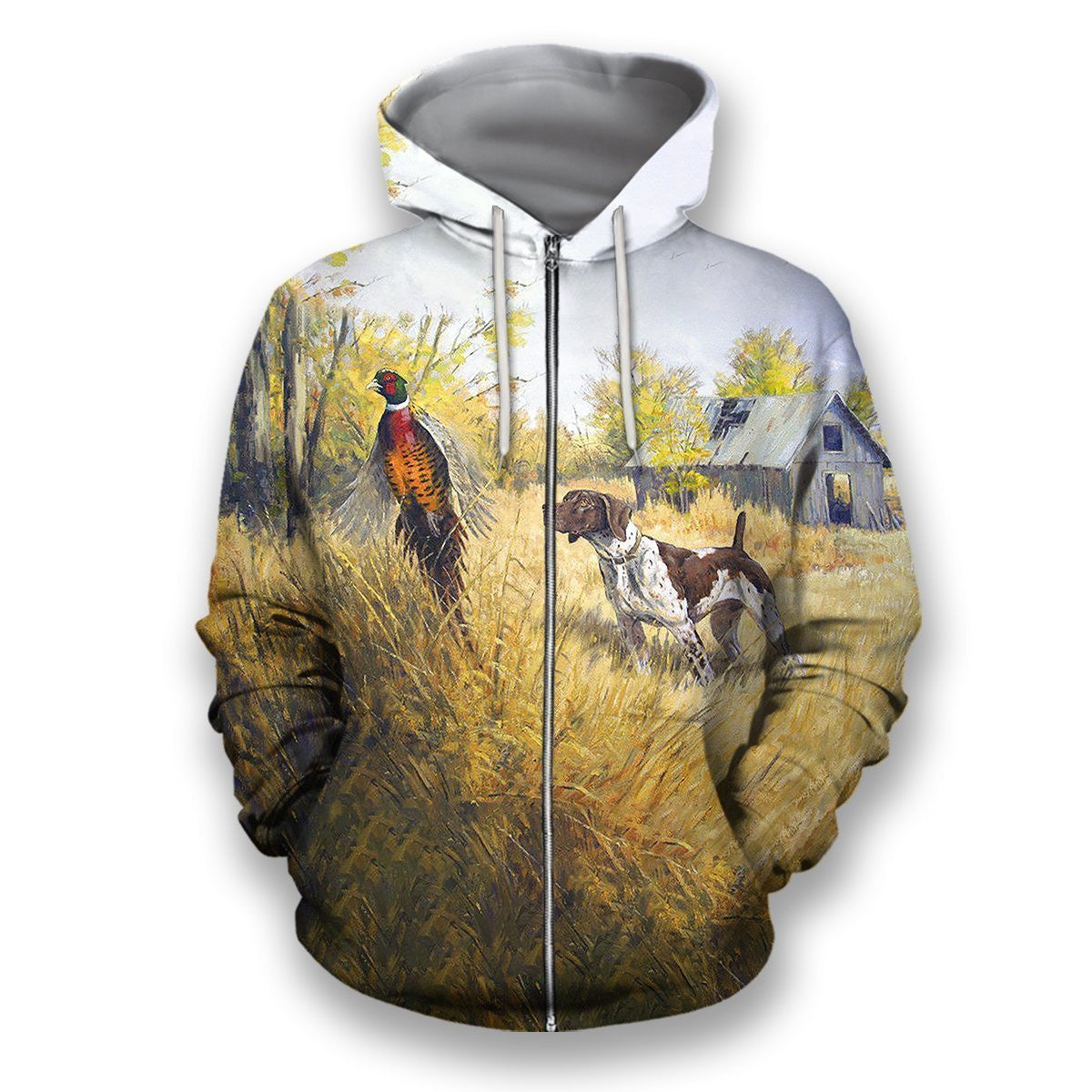 Pheasant Hunting Shirts All Over Print 3D Hoodie