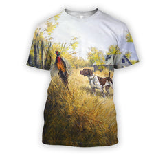 Pheasant Hunting Shirts All Over Print 3D Hoodie