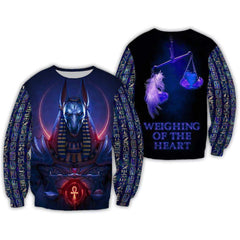 Anubis Blue Nice 3D All Over Printed Clothes Hoodie