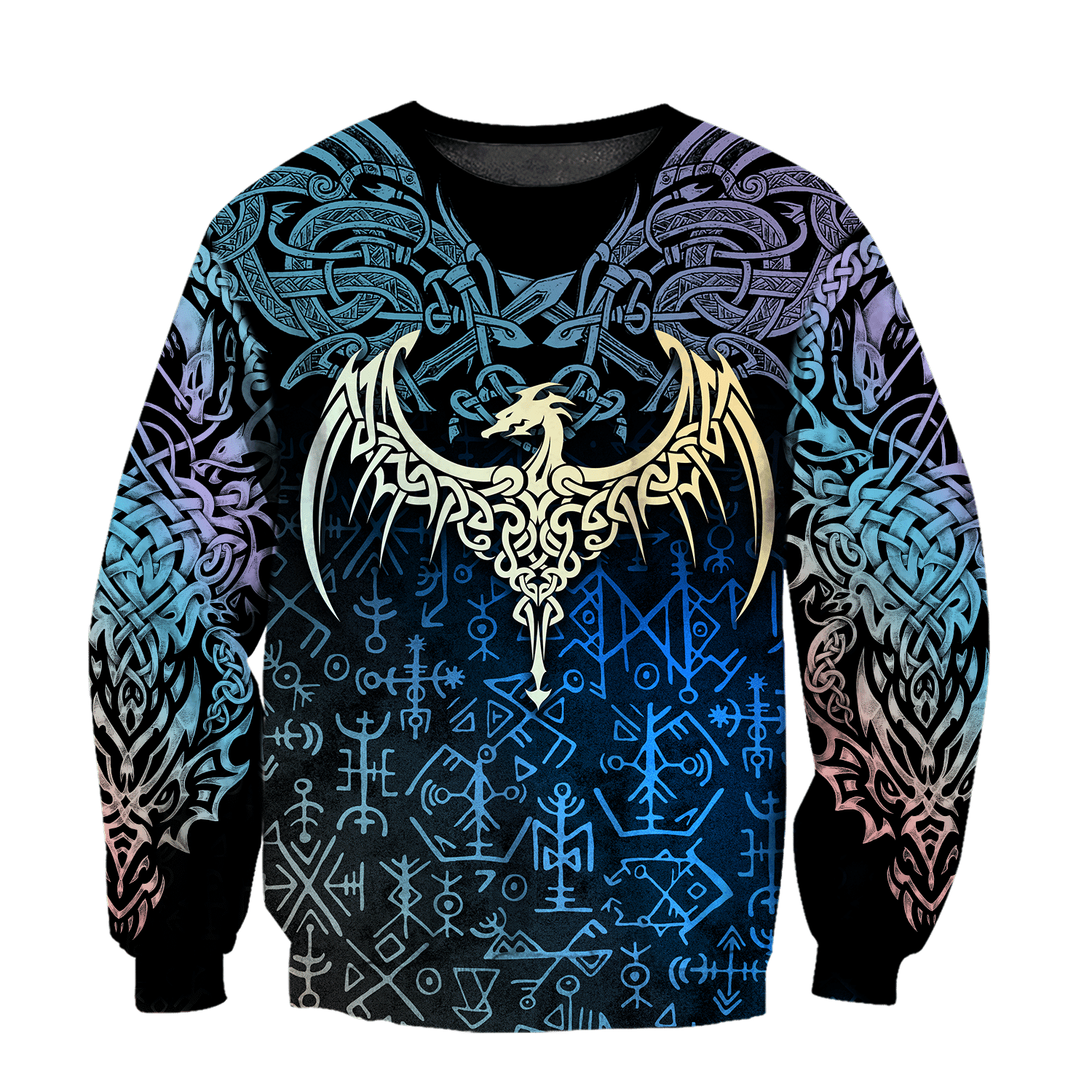 Celtic Dragon Tattoo Art 3D All Over Printed Shirts Hoodie