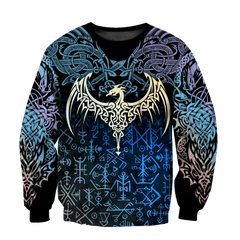 Celtic Dragon Tattoo Art 3D All Over Printed Shirts Hoodie