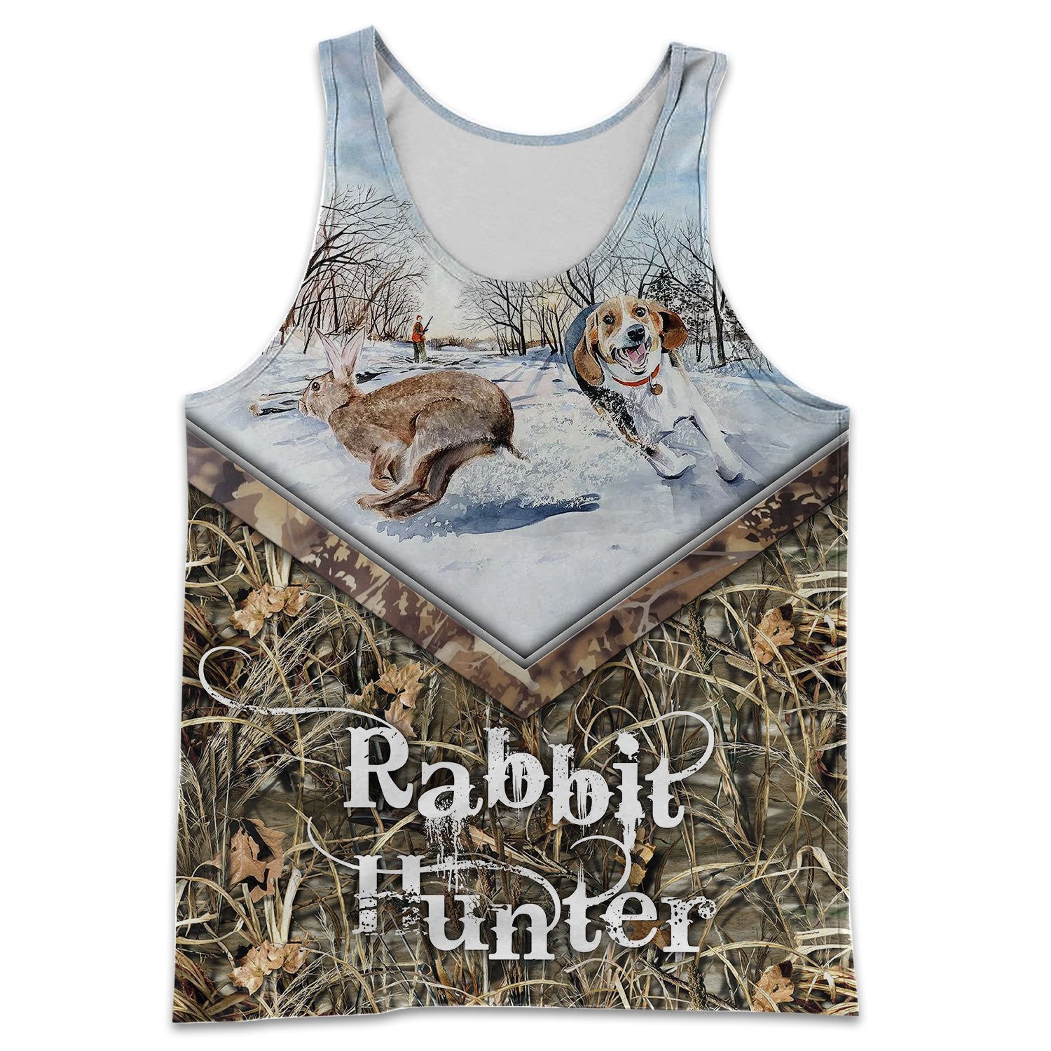 Rabbit Beagle Hunting 3D All Over Printed Shirts Hoodie