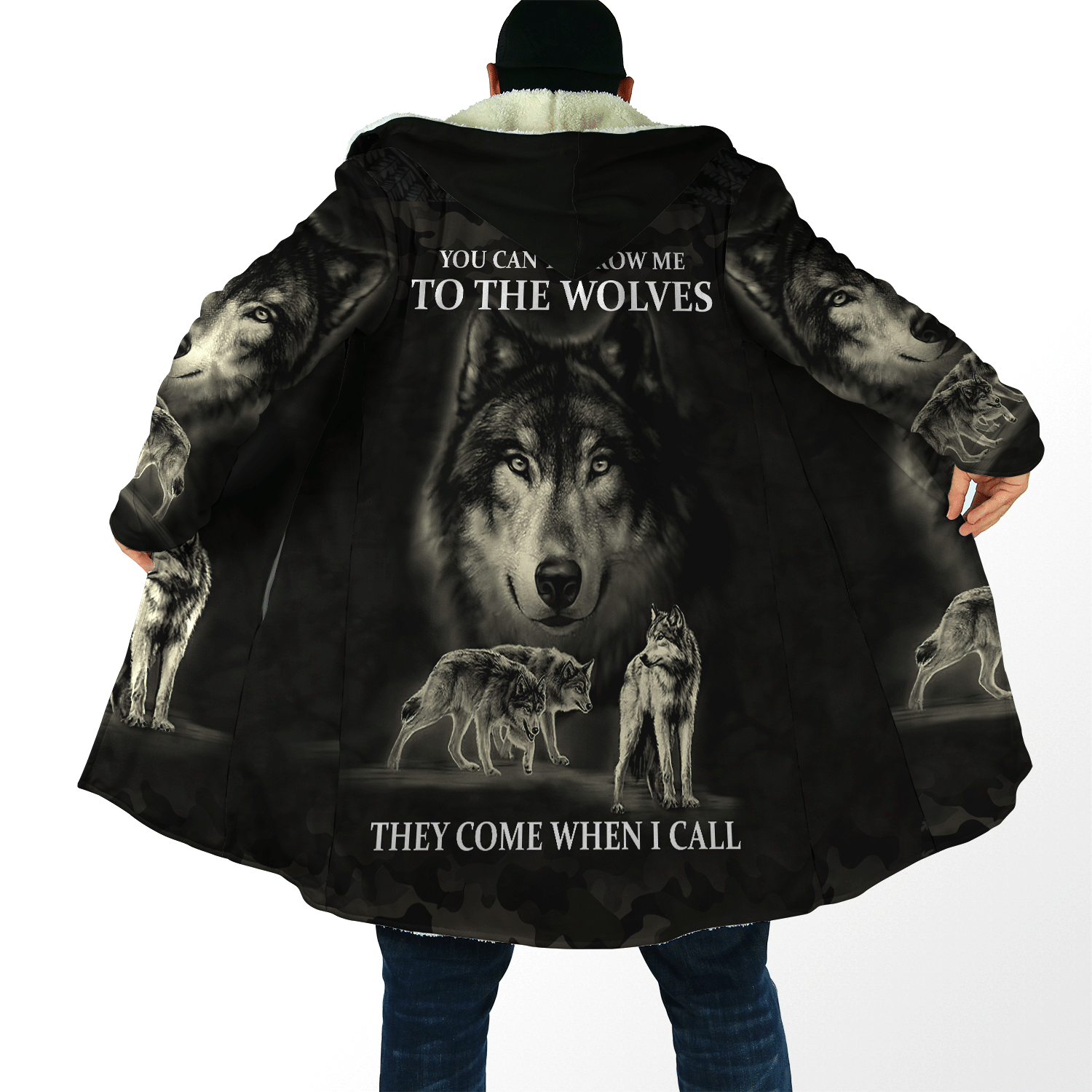 Darkness Wolf 3D All Over Printed Hoodie Shirt For Men And Women