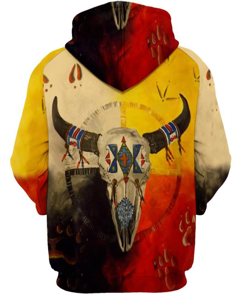 Native Buffalo Skull MP690 - Amaze Style�?�-Apparel