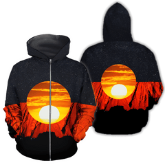 Australia Aborigina Flag 3D All Over Printed Hoodie Shirts