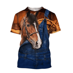 Baby Horse Hoodie T-Shirt Sweatshirt For Men And Women