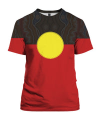 Australia Aboriginal Flag 3D All Over Printed Hoodie hoodie