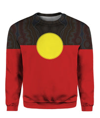 Australia Aboriginal Flag 3D All Over Printed Hoodie hoodie