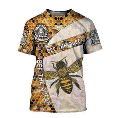 Bee The Queen 3D All Over Printed Shirts For Men And Women Hoodie