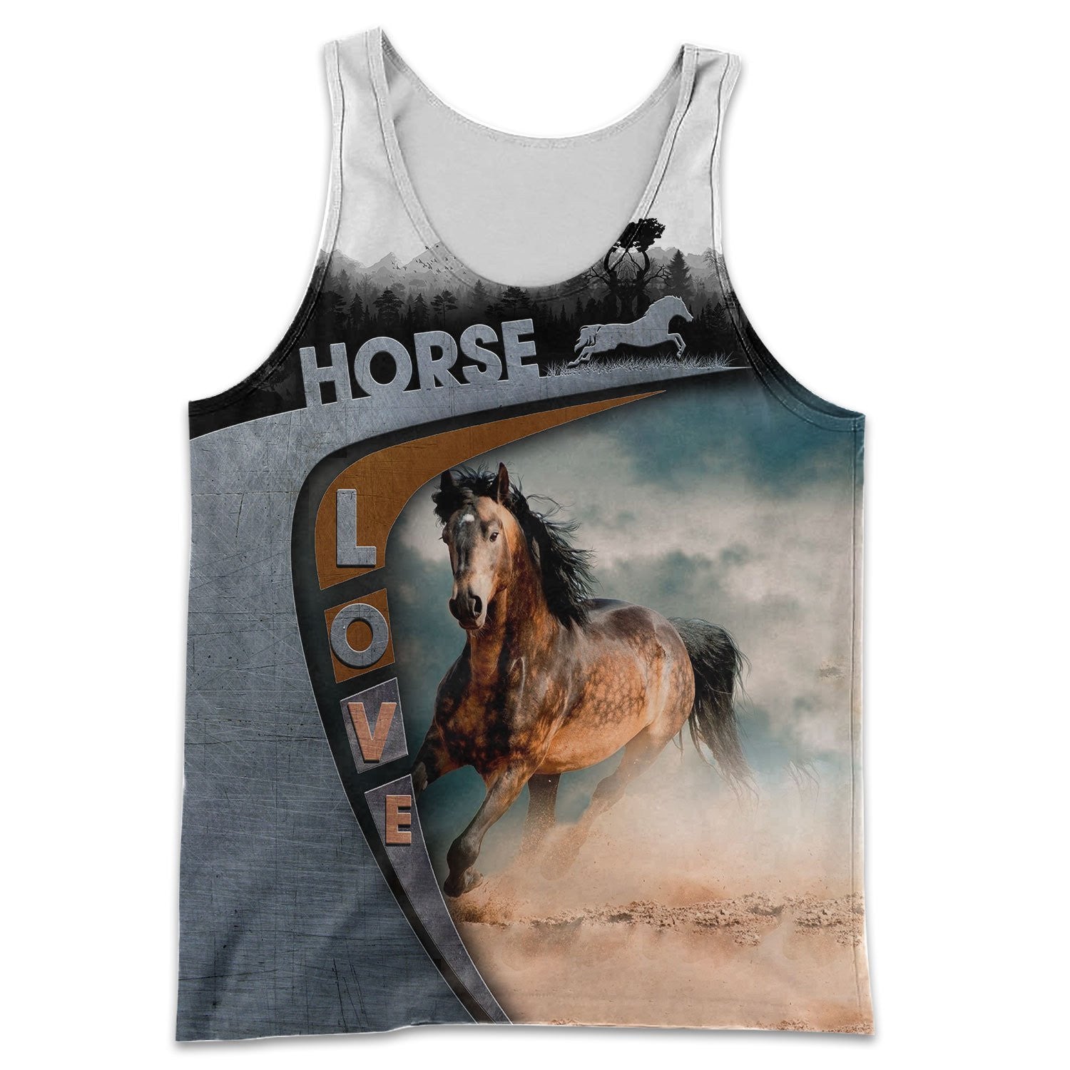 Love Horse 3D All Over Printed Shirt Hoodie For Men And Women