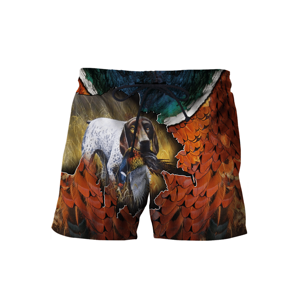 Pheasant Gsp Hunting 3D All Over Printed Shirts For Men And Women Hoodie