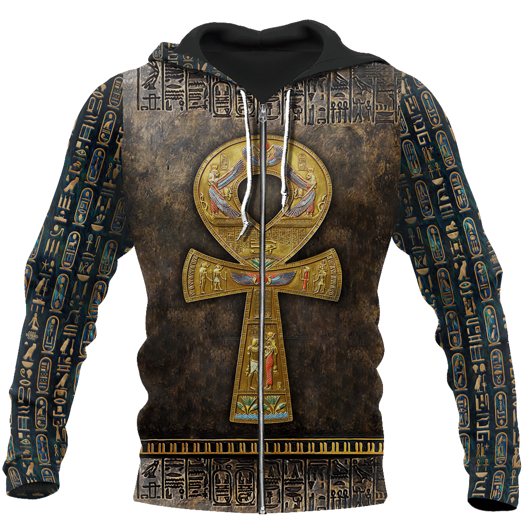 Ancient Egypt Ankh 3D All Over Printed Hoodie For Men And Women