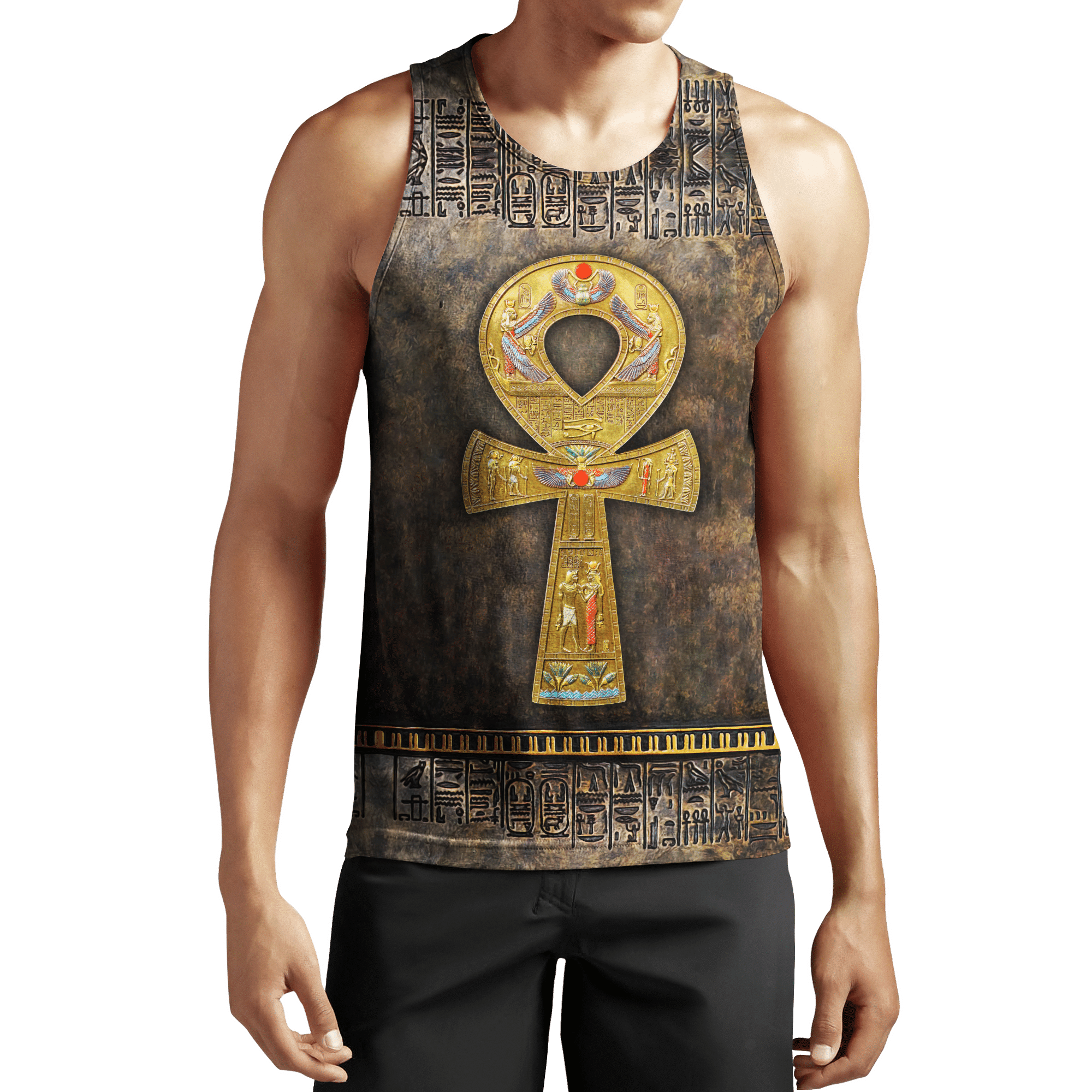 Ancient Egypt Ankh 3D All Over Printed Hoodie For Men And Women