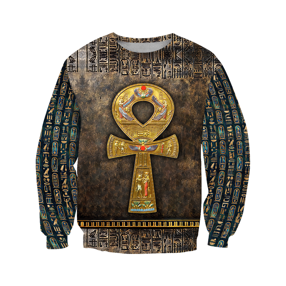 Ancient Egypt Ankh 3D All Over Printed Hoodie For Men And Women