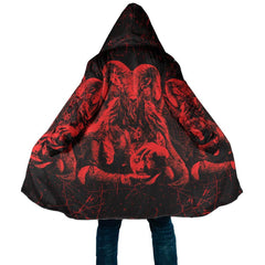 SATANIC ROCK HOODED COAT MP857 - Amaze Style�?�-Apparel