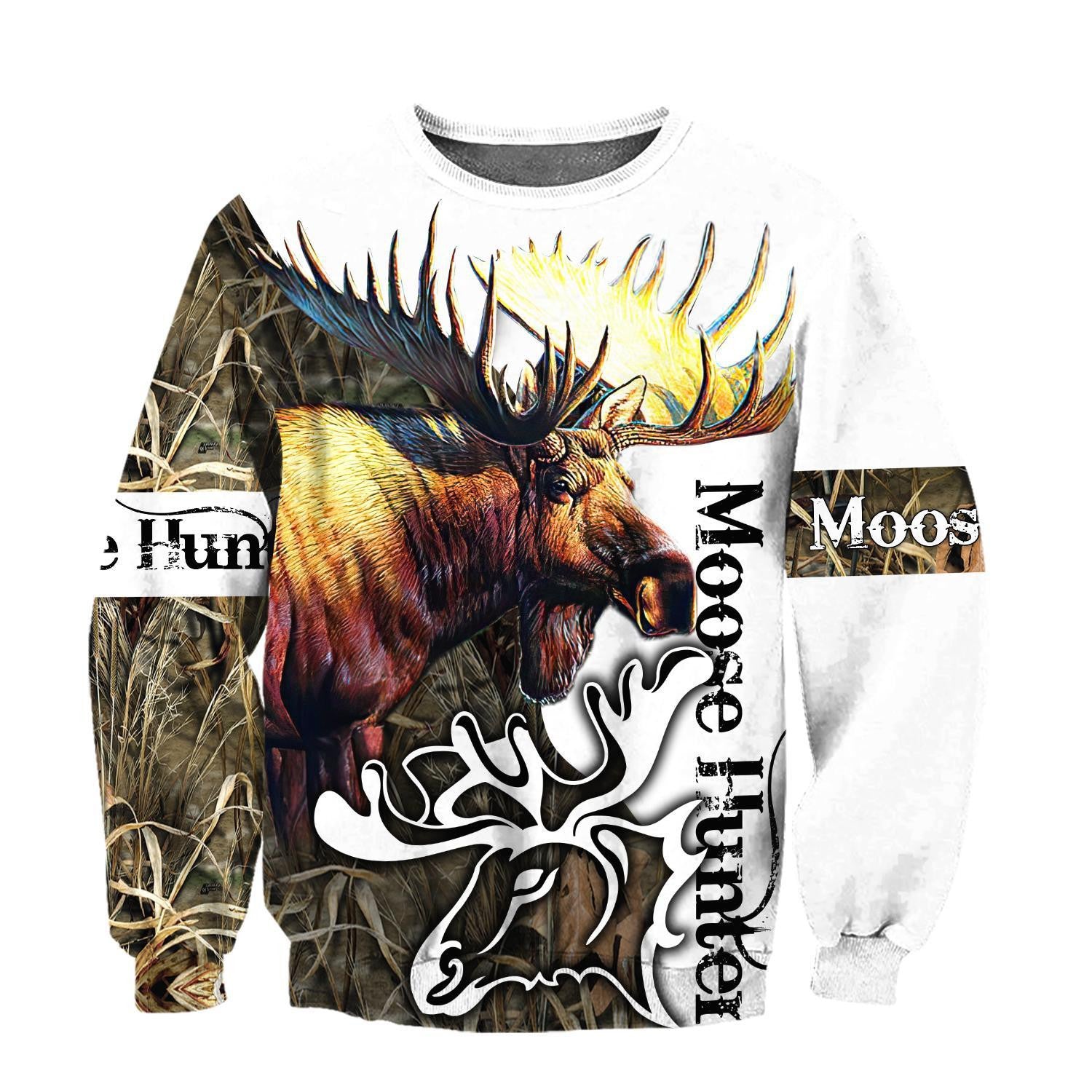 Moose Hunting 3D All Over Printed Hoodie Shirt