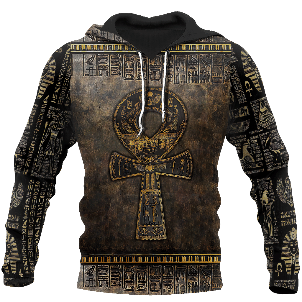 3D All Over Printed Ankh Egypt Hoodie Clothes MP120201 - Amaze Style™-Apparel