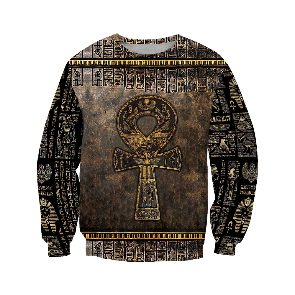 3D All Over Printed Ankh Egypt Hoodie Clothes MP120201 - Amaze Style™-Apparel