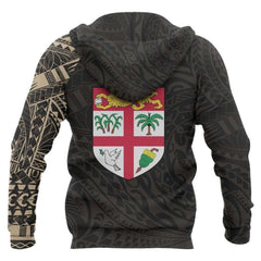 Fiji Polynesian Tattoo Style Hoodie NNK - Amaze Style™-Apparel