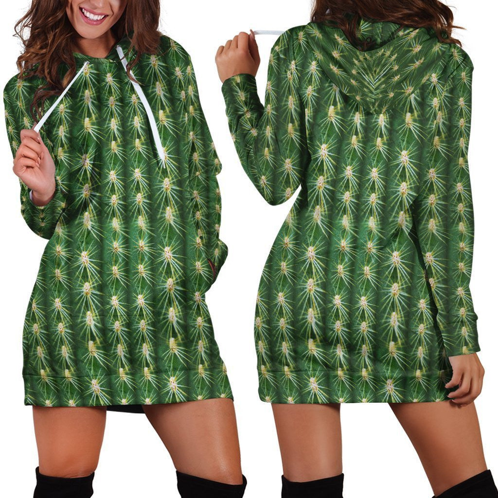 Amazing Cacti Hoodie Dress - Amaze Styleâ„¢