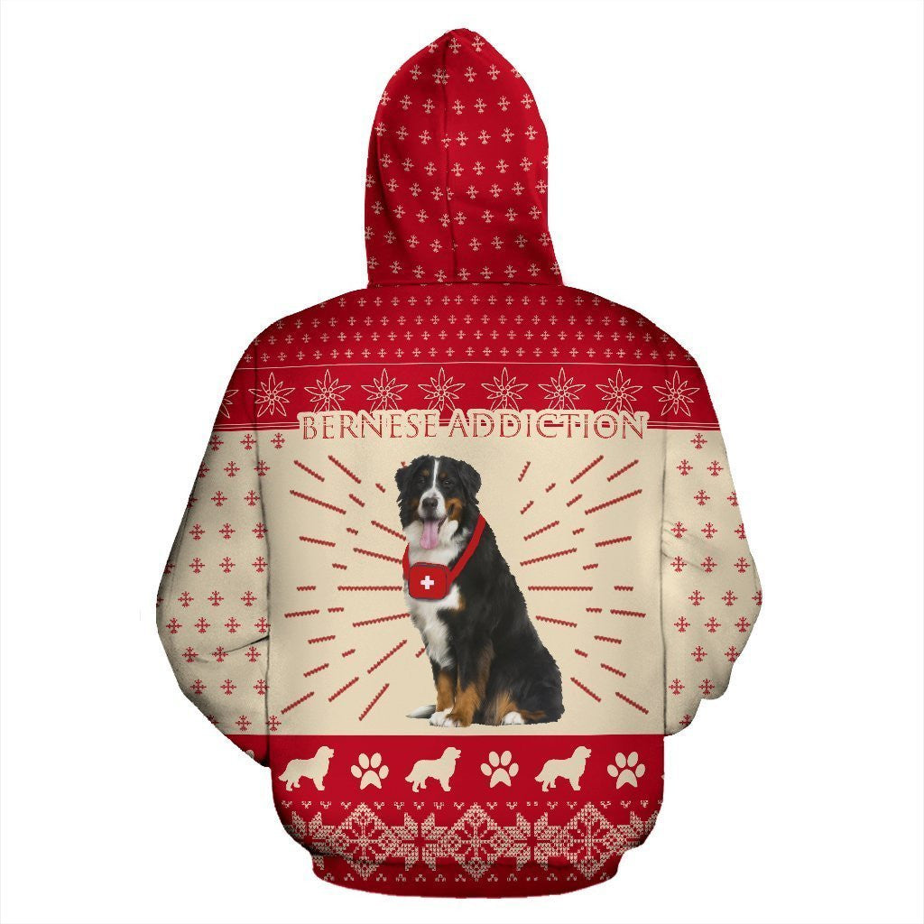 Switzerland Bernese Dog Addiction Hoodie NNK10 - Amaze Style™